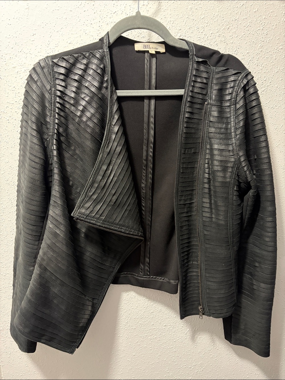My Tribe Black leather Jacket